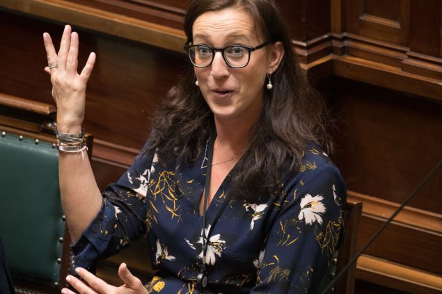 Die ostbelgische Kammerabgeordnete Kattrin Jadin (Foto: Benoit Doppagne, Belga)