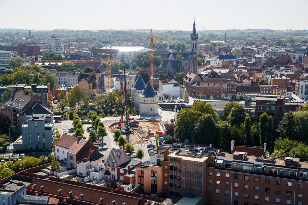 Blick auf Kortrijk