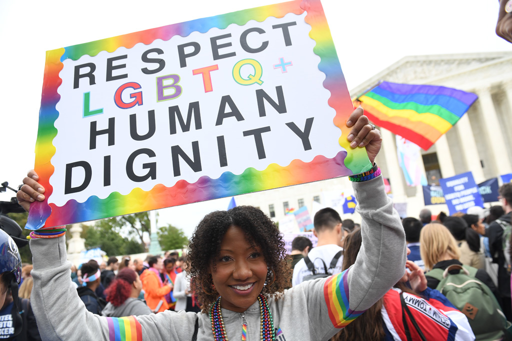 LGBTQ-Demo (Foto: Saul Loeb, AFP)