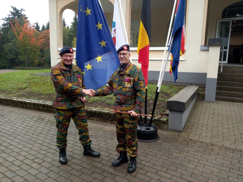 Jean-Marie de Condé und sein Nachfolger Pascal Thunus (Bild: Manuel Zimmermann/BRF)