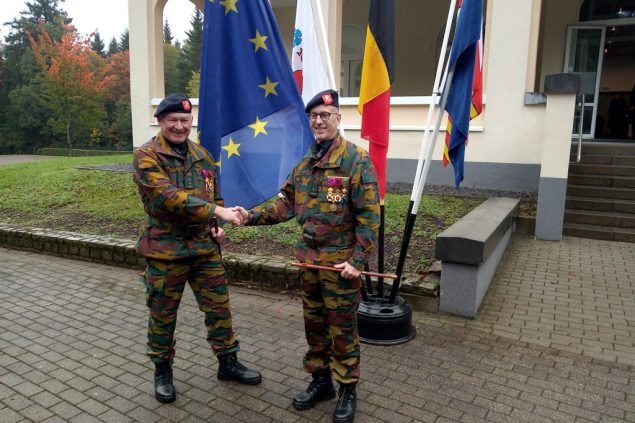 Jean-Marie de Condé und sein Nachfolger Pascal Thunus (Bild: Manuel Zimmermann/BRF)