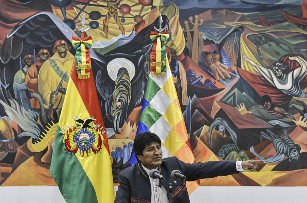 Boliviens Präsident Evo Morales (Foto: Aizar Raldes, AFP)