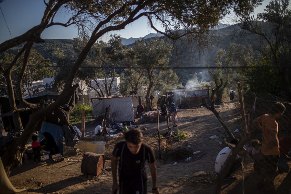 Moria Camp auf Lesbos