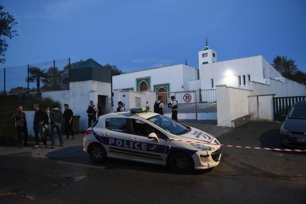 Angriff auf eine Moschee in Bayonne (Foto: Gaizka Iroz, AFP)