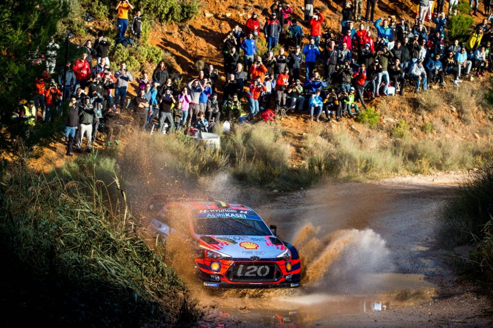 Thierry Neuville/Nicolas Gilsoul im Hyundai i20 WRC bei der Rallye Spanien (Bild: Fabien Dufour/Hyundai Motorsport)