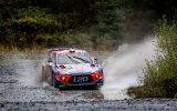 Typisches Wales-Wetter - da müssten die beiden Belgier sich eigentlich wohl fühlen (Bild: Fabien Dufour/Hyundai Motorsport)