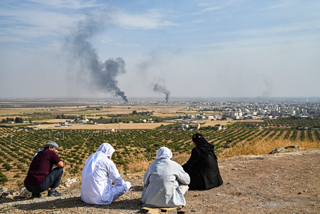 Blick auf Ras al-Ain nahe der syrisch-türkischen Grenze (Bild: Ozan Kose/AFP)