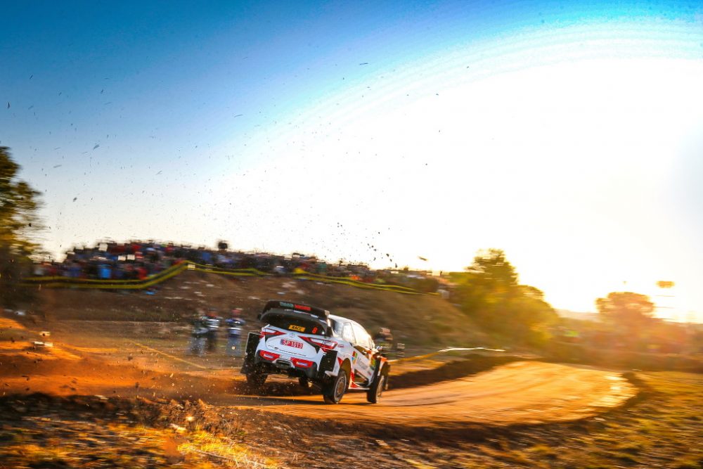 Ott Tänak beim Shakedown. Fährt er dieses Wochenende allen endgültig davon? (Bild: Toyota Gazoo Racing)