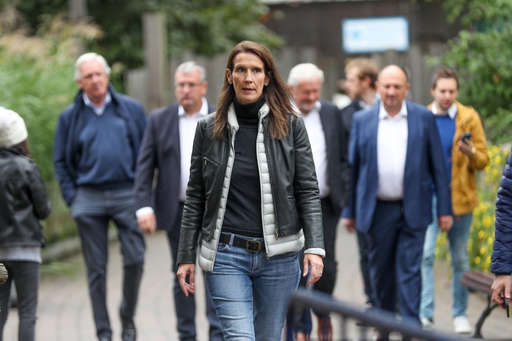 Sophie Wilmès ist die erste Premierministerin in der Geschichte Belgiens (Bild: Bruno Fahy/Belga)