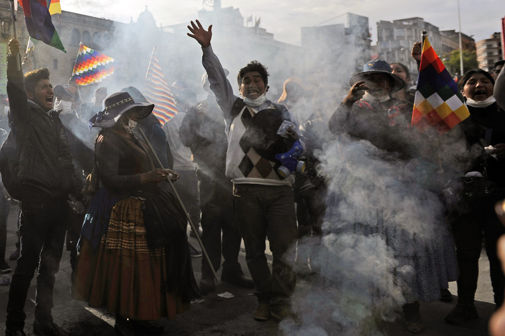 Proteste in Bolivien (Bild: Jorge Bernal/AFP)