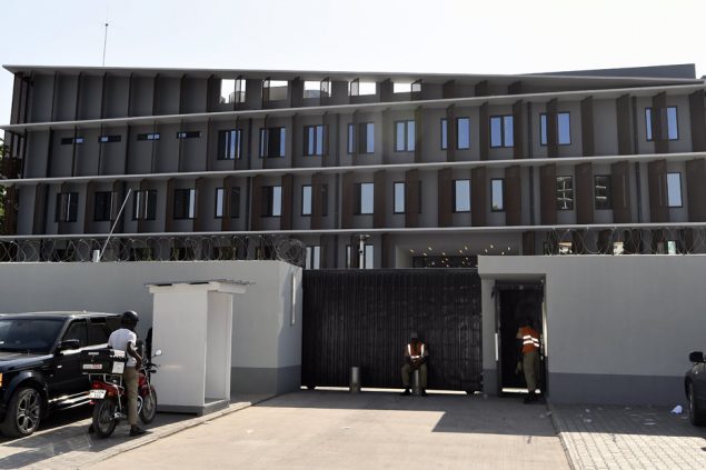 Einweihung der belgischen Botschaft in Kinshasa am 27.11.2017 (Bild: Eric Lalmand/Belga)