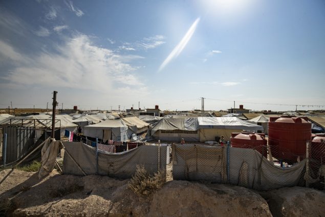 Kurdisches Gefangenlager im Norden von Syrien (Archivbild: Delil Souleiman/AFP)