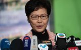 Hongkongs Regierungschefin Carrie Lam (Bild: Ye Aung Thu/AFP)