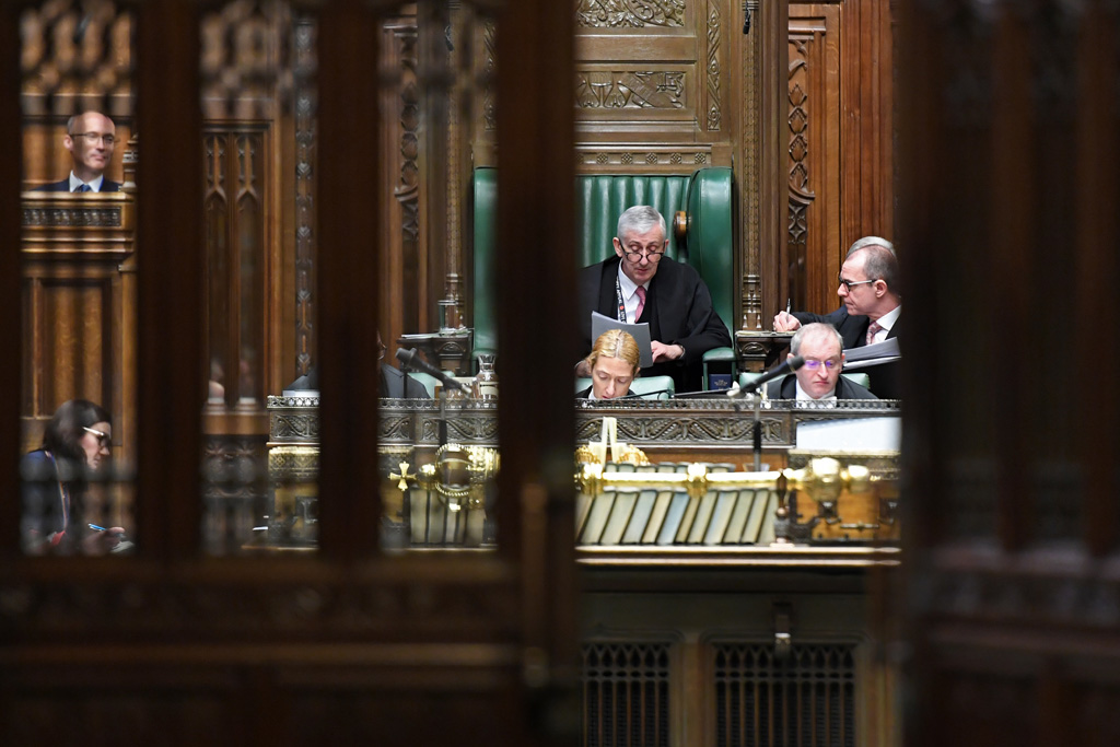 Das "House of Commons" (Bild: Jessica Taylor/UK Parliament/AFP)