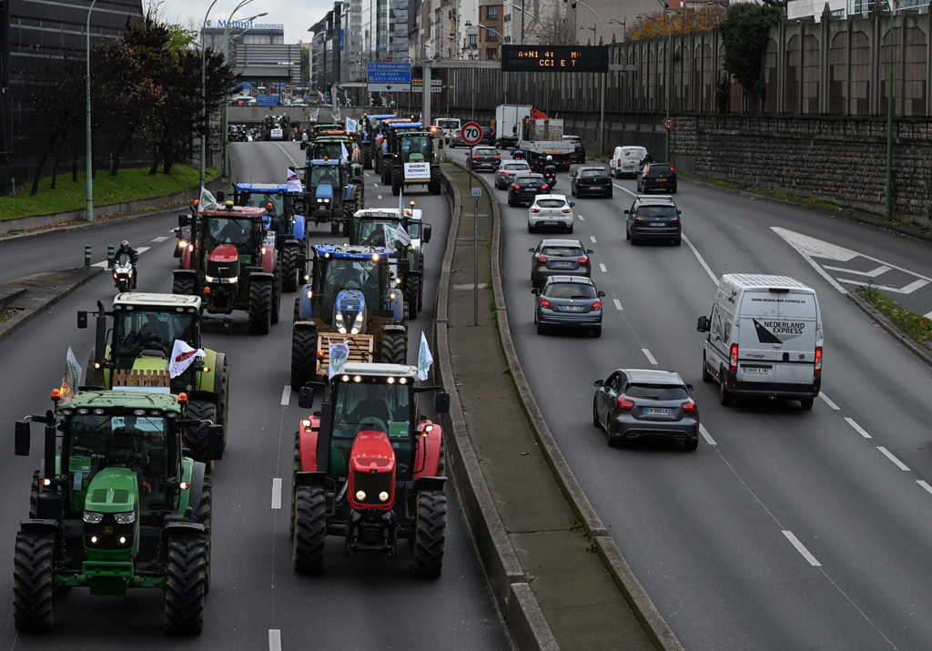 Bauernprotest in Frankreich