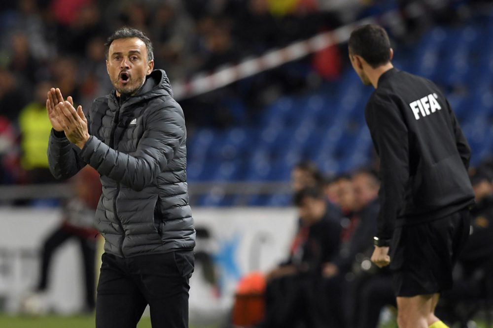 Luis Enrique im November 2018 beim Spiel zwischen Spanien und Bosnien-Herzegowina (Bild: LLuis Gene/AFP)