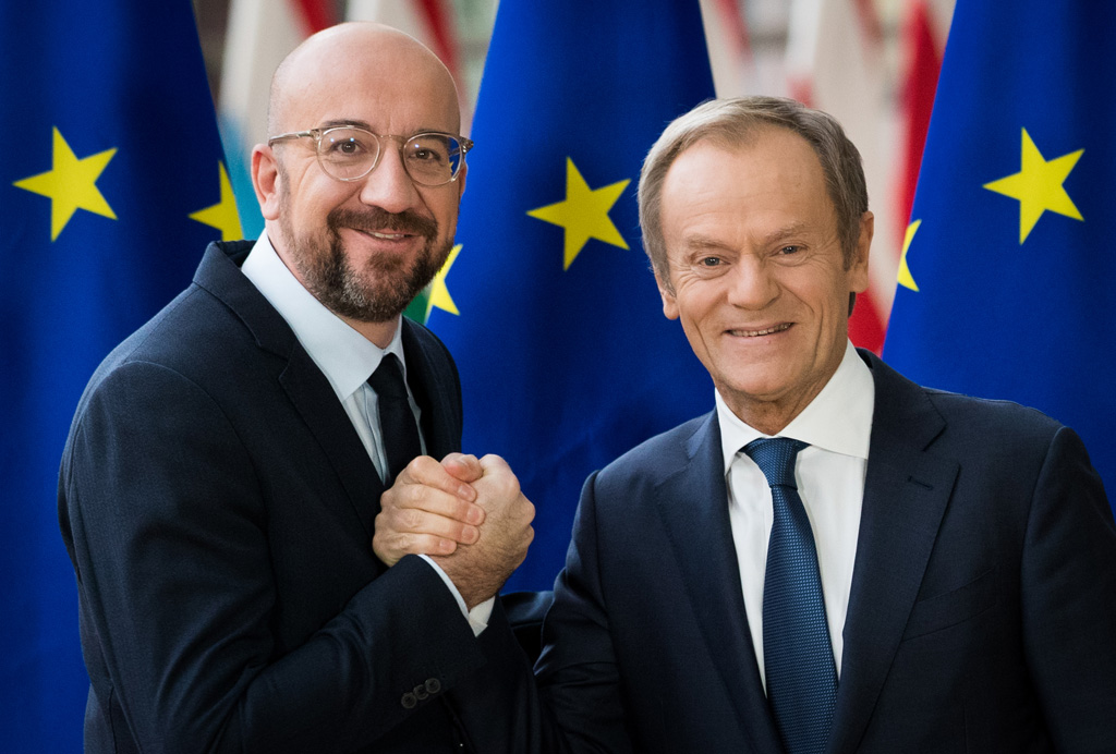 Charles Michel und Donald Tusk (Bild: Benoit Doppagne/Belga)