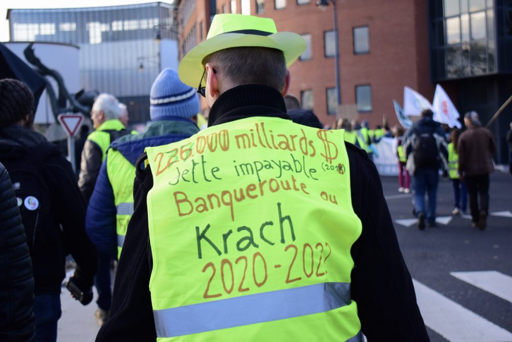 Gelbwesten-Demo in Namur