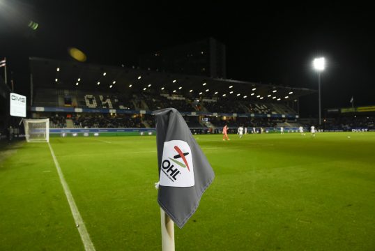 Flutlichter während der Begegnung Oud-Heverlee Leuven und St. Gilles ausgefallen (Bild: John Thys/Belga)