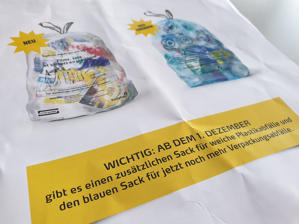 Plastikmüll trennen: Neue Option für Nord-Gemeinden der DG ab Dezember (Bild: Lena Orban/BRF)