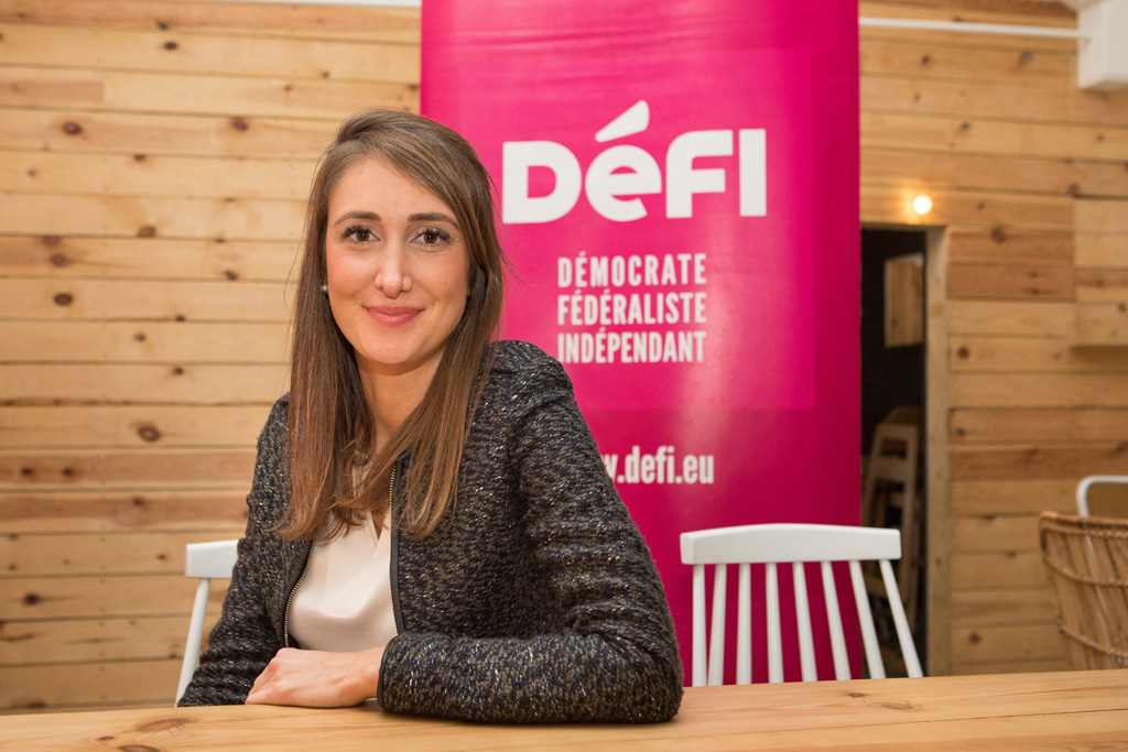 Die Défi-Abgeordnete Sophie Rohonyi am 6.2.2019 (Bild: Paul-Henri Verlooy/Belga)
