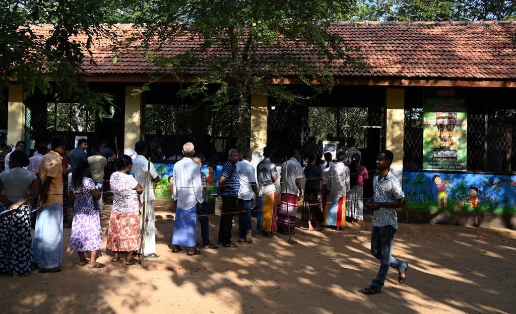 Wahlen in Sri Lanka (Bild: Ishara S. Kodikara/AFP)