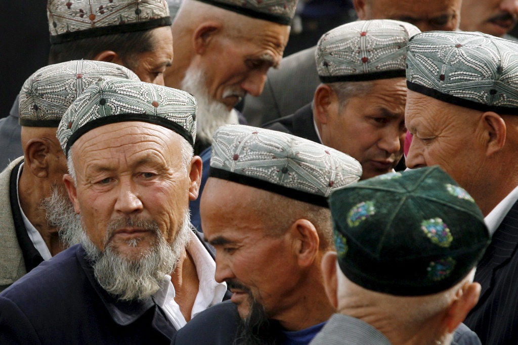 Uiguren in China (Archivbild: Michael Reynolds/EPA)