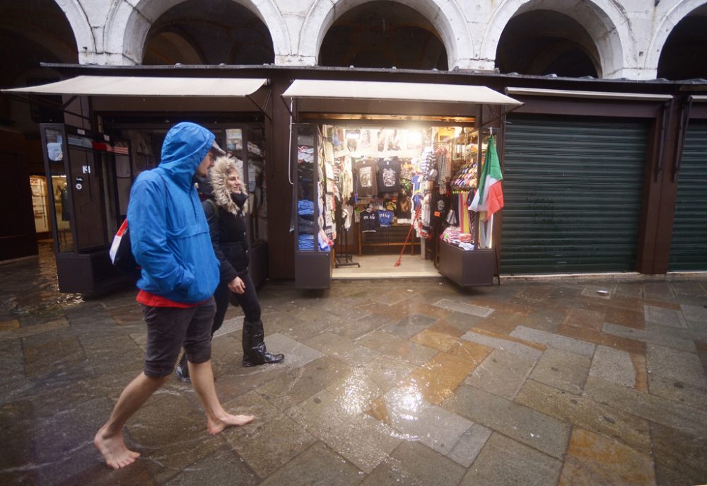 Venedig am Freitag (Bild: Filippo Monteforte/AFP)