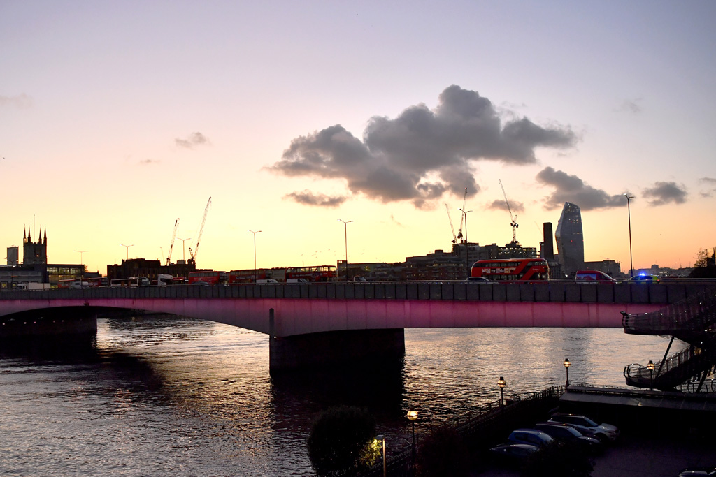Die London Bridge nach der Attacke vom 29.11.2019