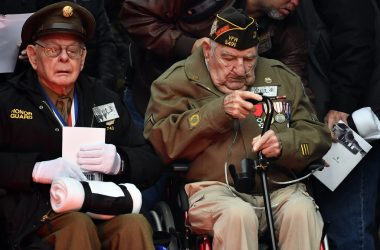 US-Veteranen in Bastogne Bild: Dirk Waem/Belga