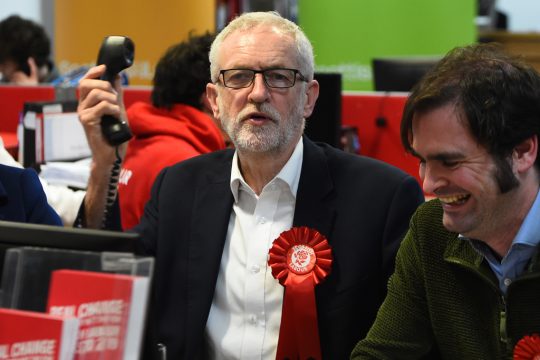 Der Vorsitzende der Labour-Partei, Jeremy Corbyn