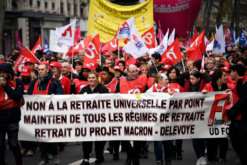 Streik gegen Rentenreform in Frankreich
