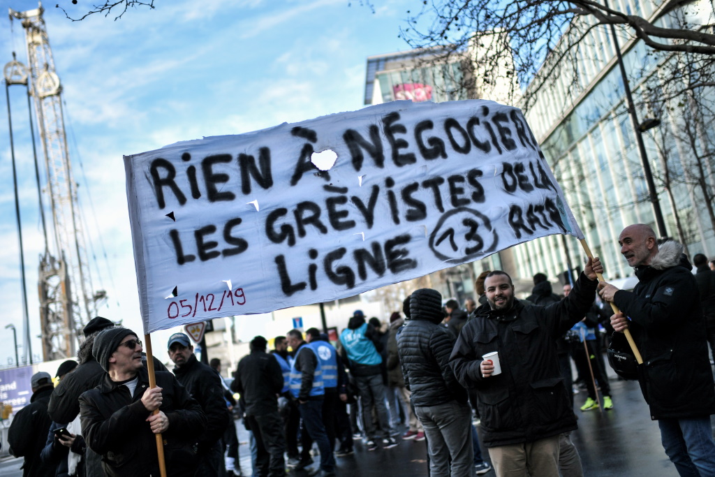 Streik gegen die Rentenreform in Frankreich