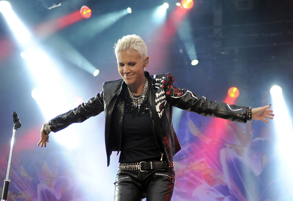 Marie Fredriksson bei einem Konzert 2011 (Bild: Britta Pedersen/AFP)