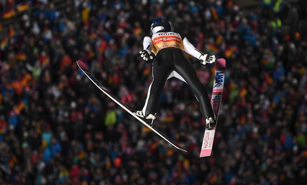 Kobayashi bei der Vierschanzentournee in Oberstdorf (Bild: Christof Stache/AFP)