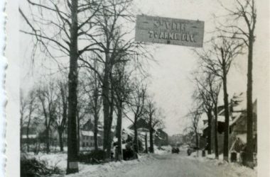 Die Malmedyer Straße in St. Vith von der 7. Armee-Division eingenommen (Bild: privat)