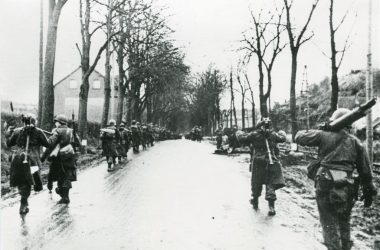 Avenue Monbijou in Malmedy am 16. Dezember 1944 (Bild: privat)
