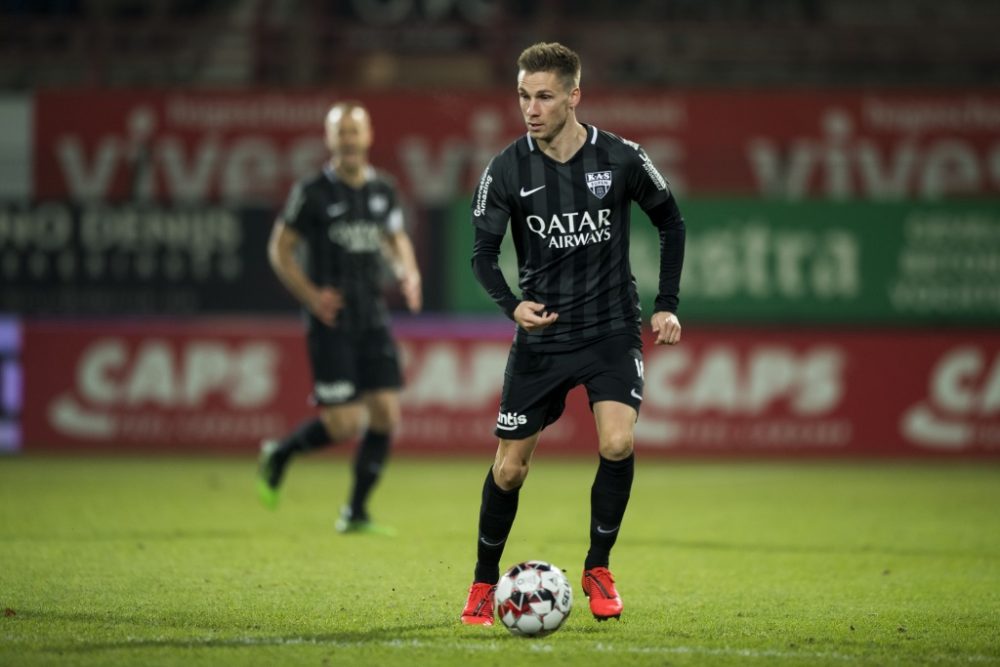 Nils Schouterden beim Spiel gegen KV Kortrijk (Bild: Jasper Jacobs/Belga)