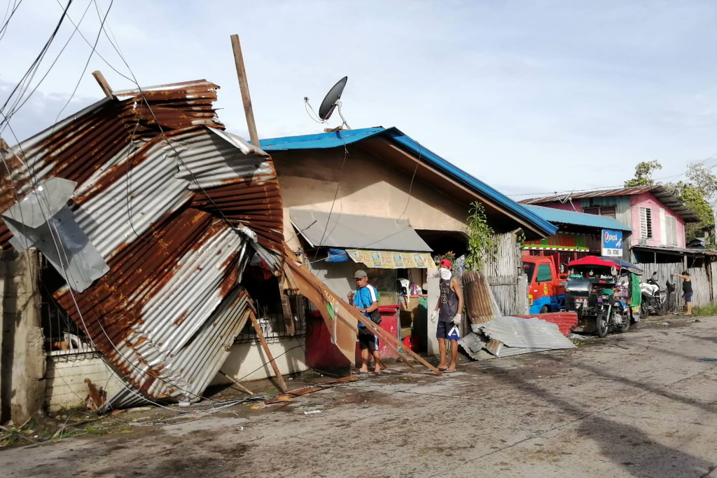 Zerstörungen auf den Phillippinen (Bild: Ronald Frank Dejon/AFP)