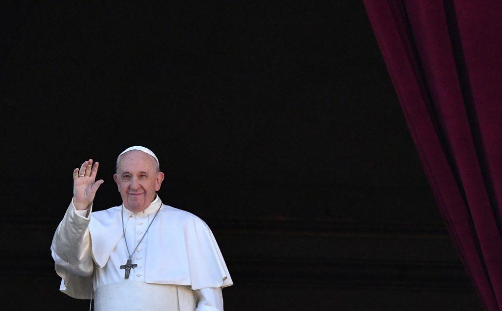 Papst Franziskus vor dem "Urbi et Orbi" (Archivbild: Alberto Pizzoli/AFP)