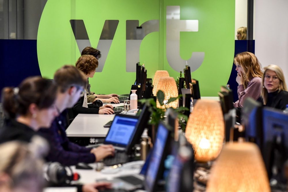 Redaktion der VRT in Brüssel