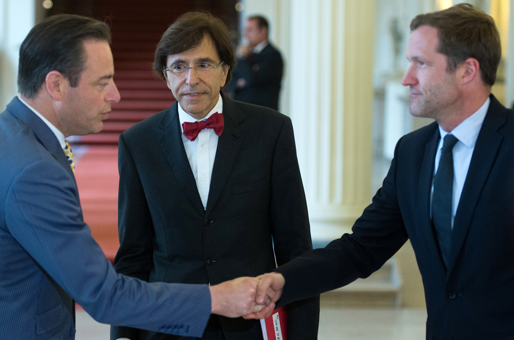 Bart De Wever trifft Paul Magnette (Archivbild: Benoit Doppagne/Belga)