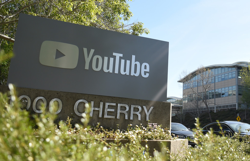 Der Hauptsitz von YouTube in Kalifornien