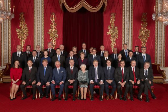 Nato-Gipfel in London: Die Queen hat die Staats- und Regierungschefs der Nato-Staaten empfangen