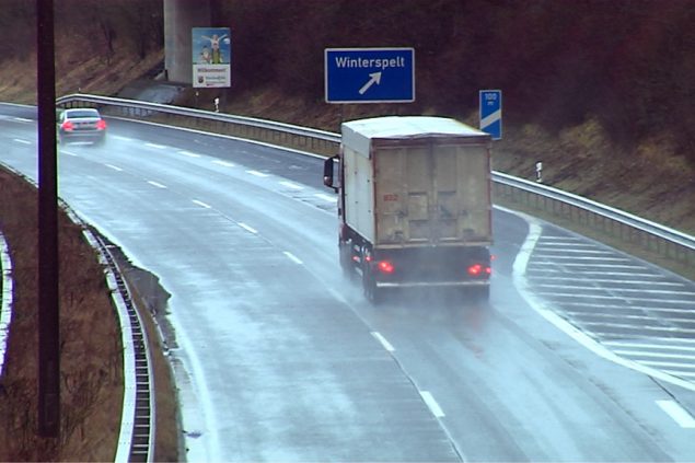 Die A60 bei Winterspelt (Bild: Raffaela Schaus/BRF)