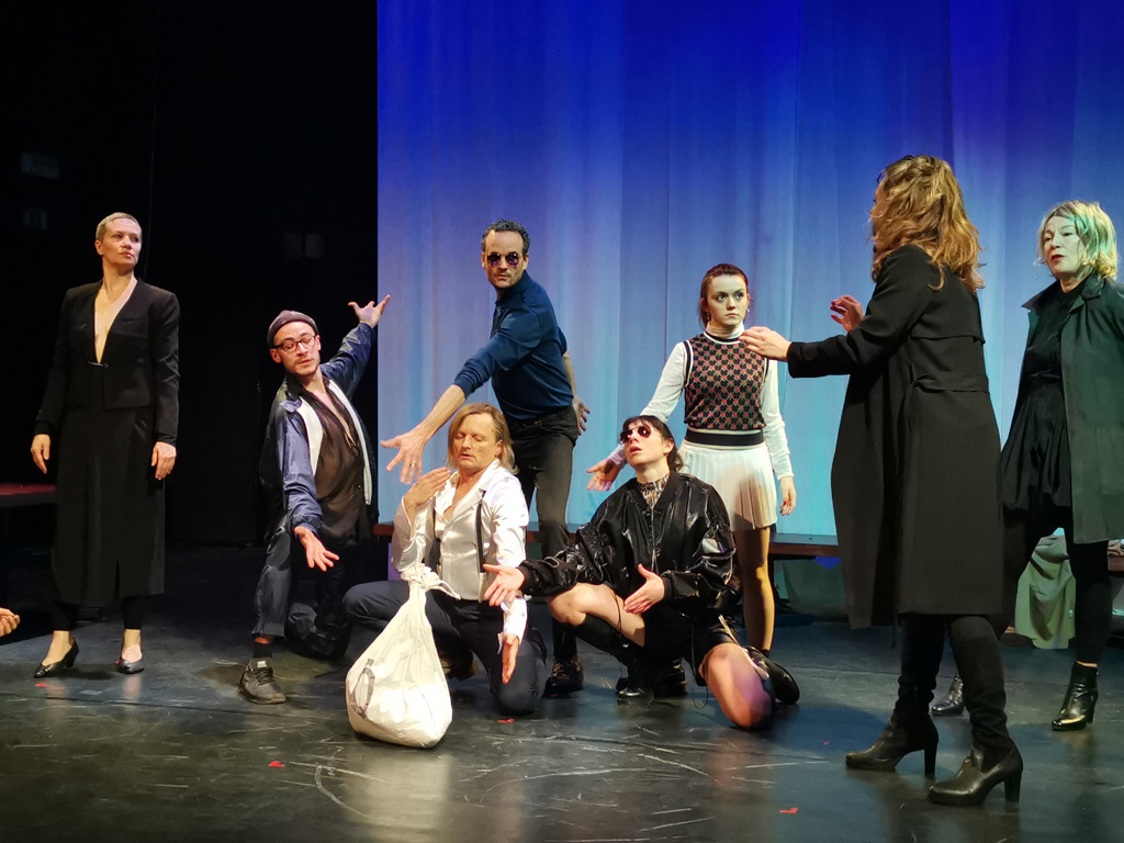 Agora-Proben zum Stück "Die drei Leben der Antigone" (Bild: Raffaela Schaus/BRF)