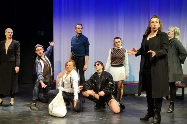 Agora-Proben zum neuen Stück "Die drei Leben der Antigone" (Bild: Raffaela Schaus/BRF)