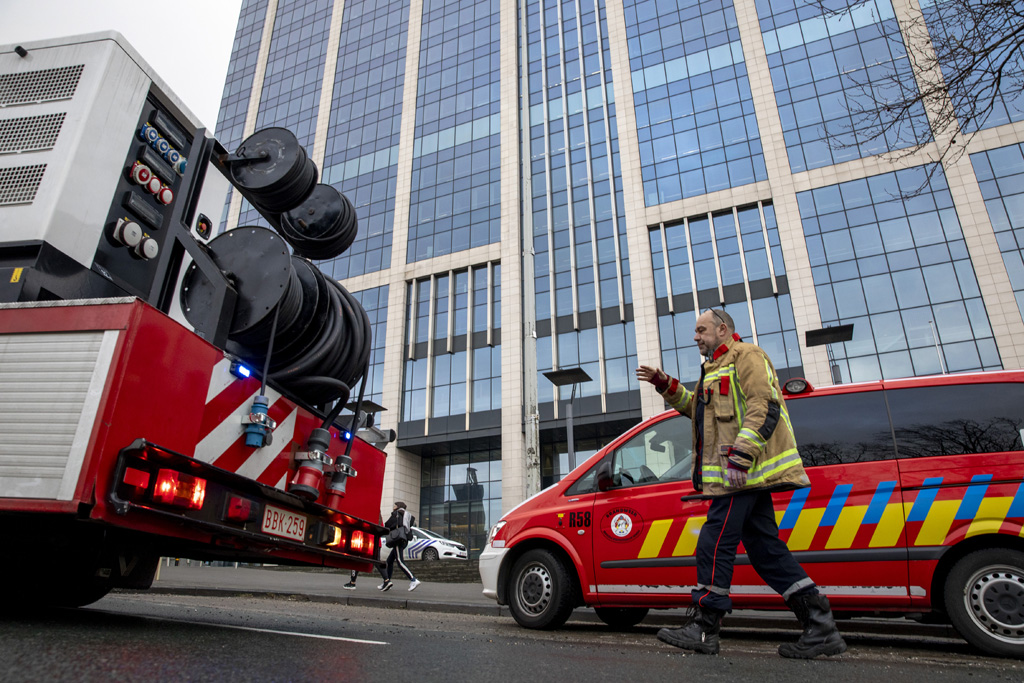 Anthrax-Alarm in Brüssel (Bild: Hatim Kaghat/Belga)