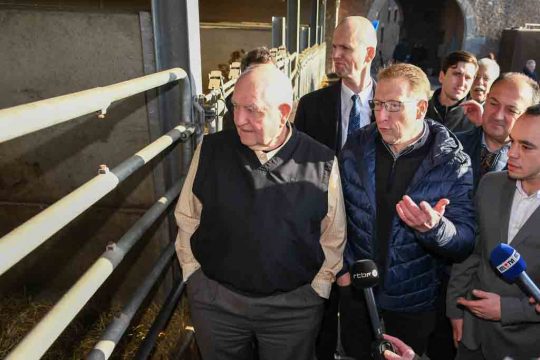Amerikanischer Landwirtschaftsminister in Awans (Archivbild: Bernard Gillet/BELGA)