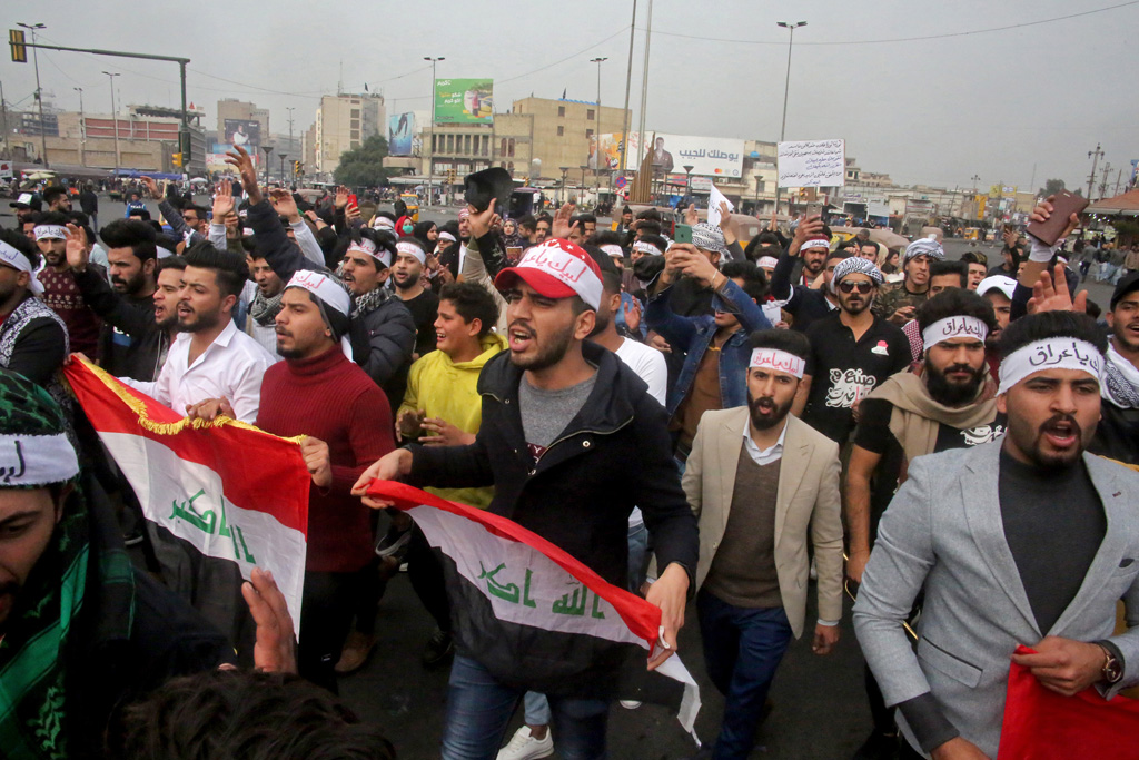 Erneut Proteste im Irak (Bild: Sabah Arar/AFP)